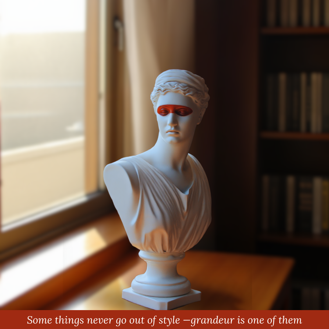 Grecian Sculpture meets Modern Art