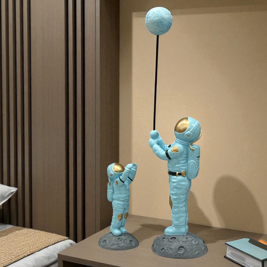 "The Astronaut's Legacy" Resin Sculpture