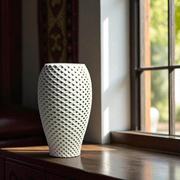 Luxury 3D Printed Perforated Vase