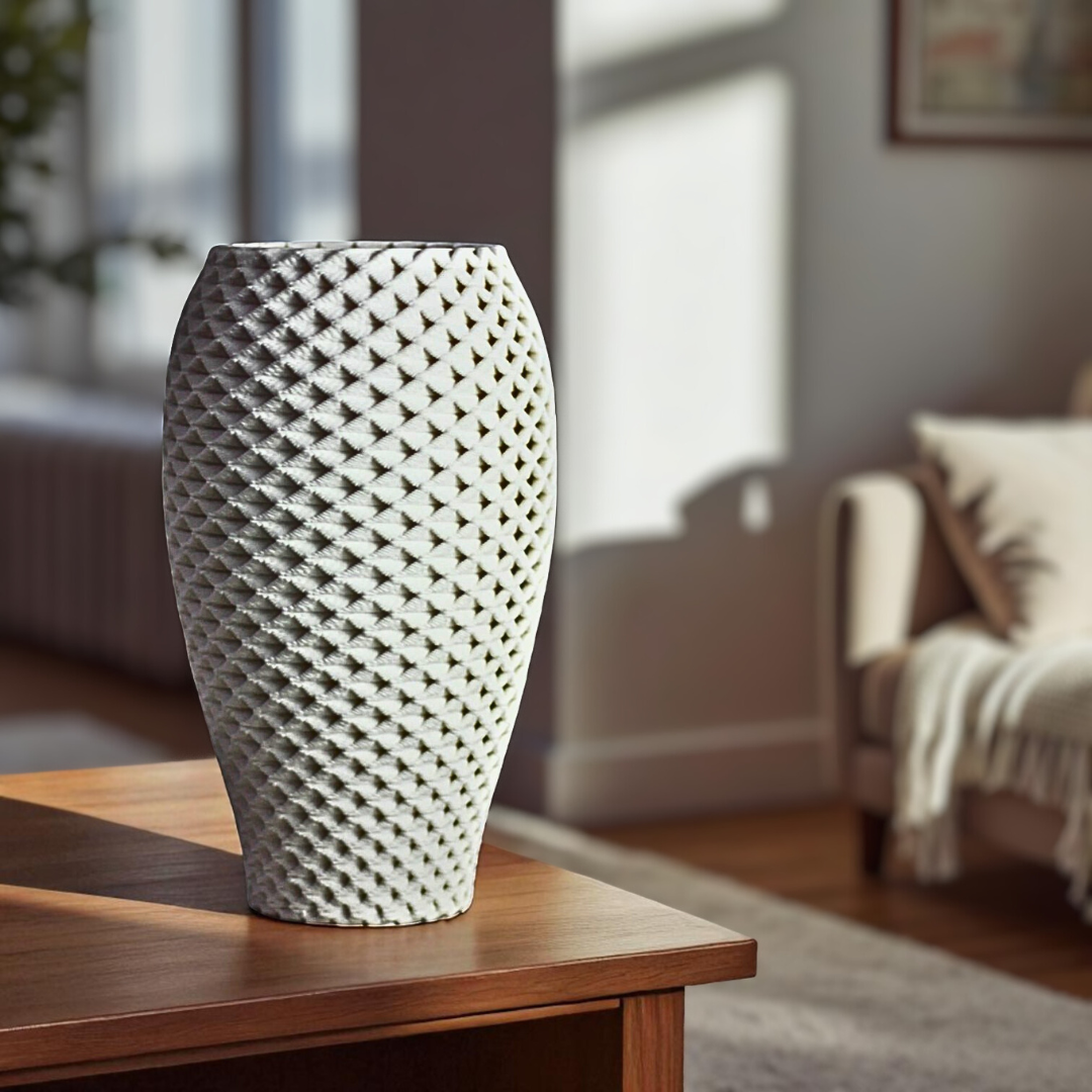 Luxury 3D Printed Perforated Vase