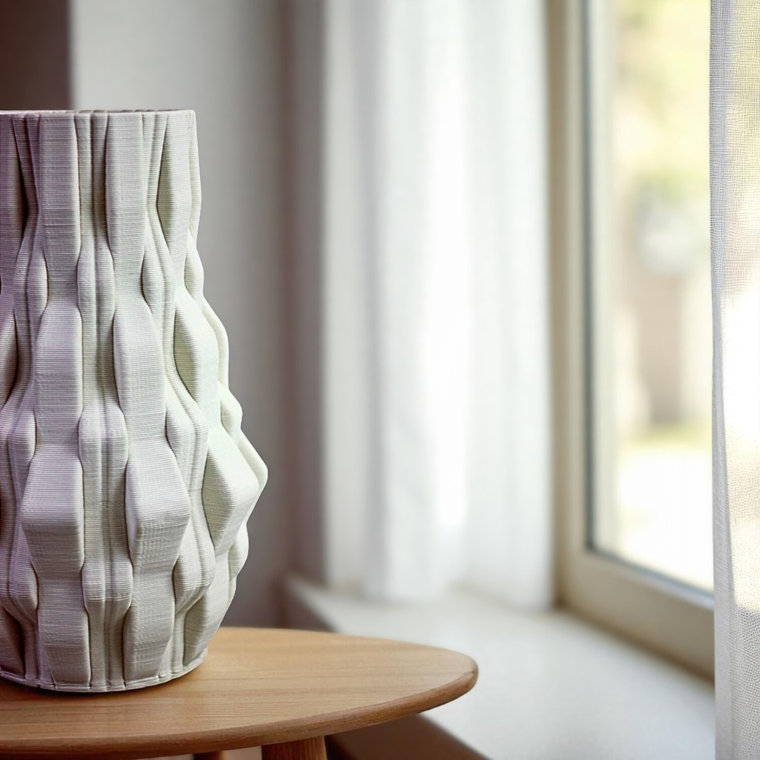 Luxury 3D Printed Patterned Vase