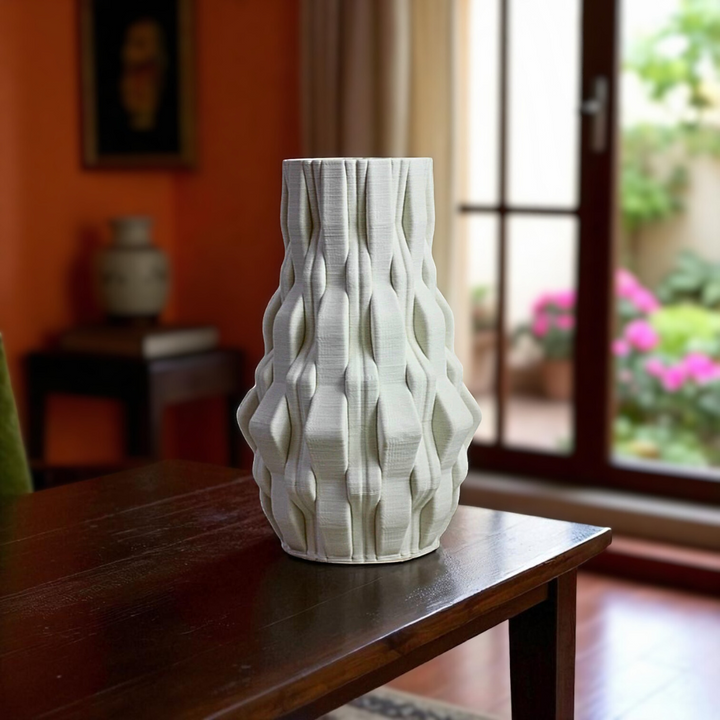Luxury 3D Printed Patterned Vase