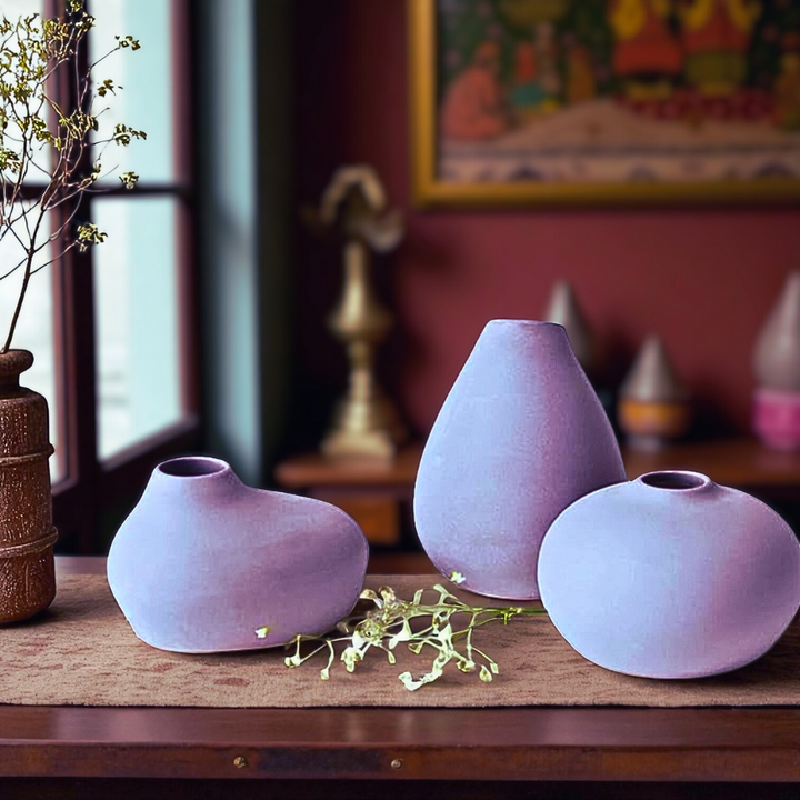 Elegant Blobs - Set of 3 Vases