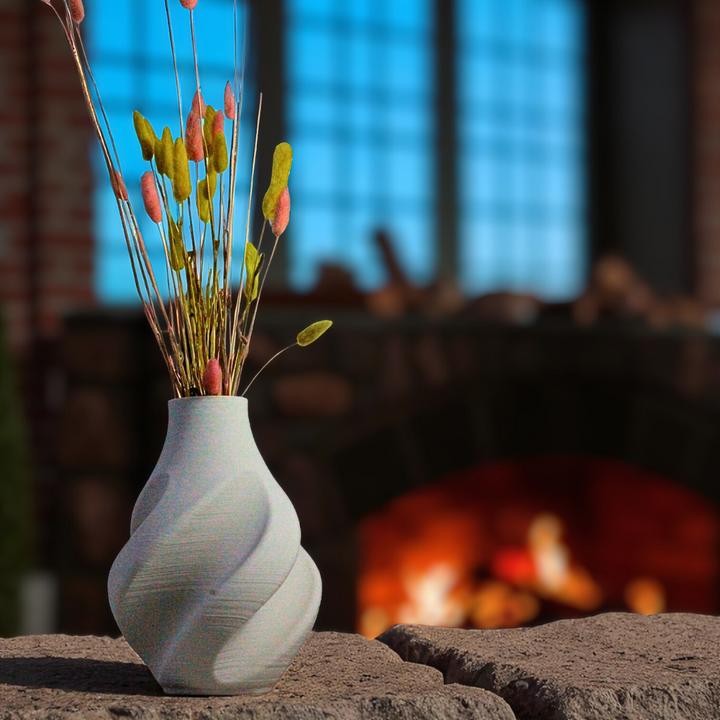 Luxury 3D Printed Twisting Vase