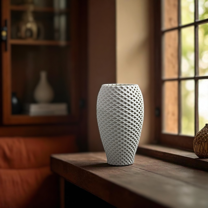 Luxury 3D Printed Perforated Vase