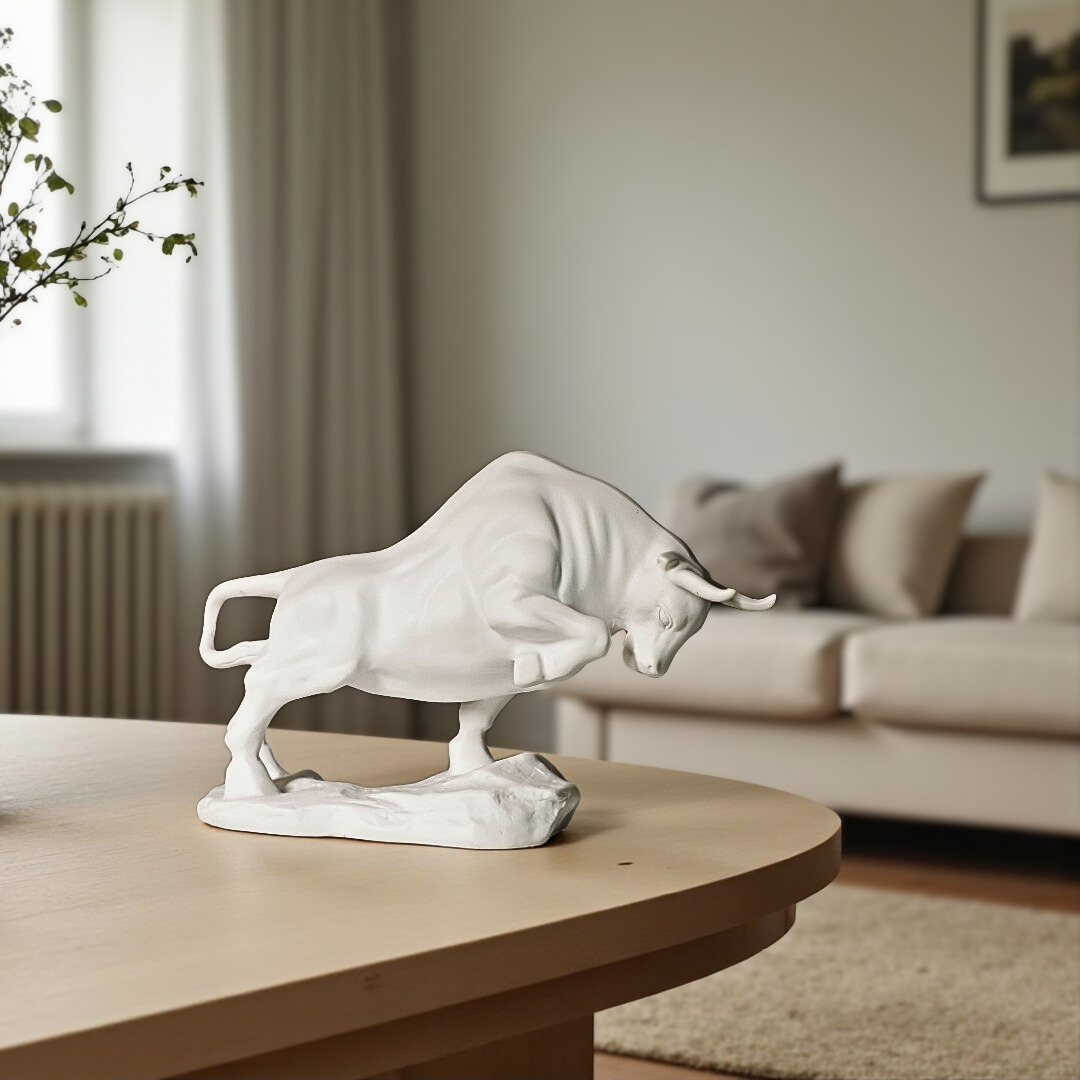 The Mighty Bull (Toro Bravo) Resin Sculpture