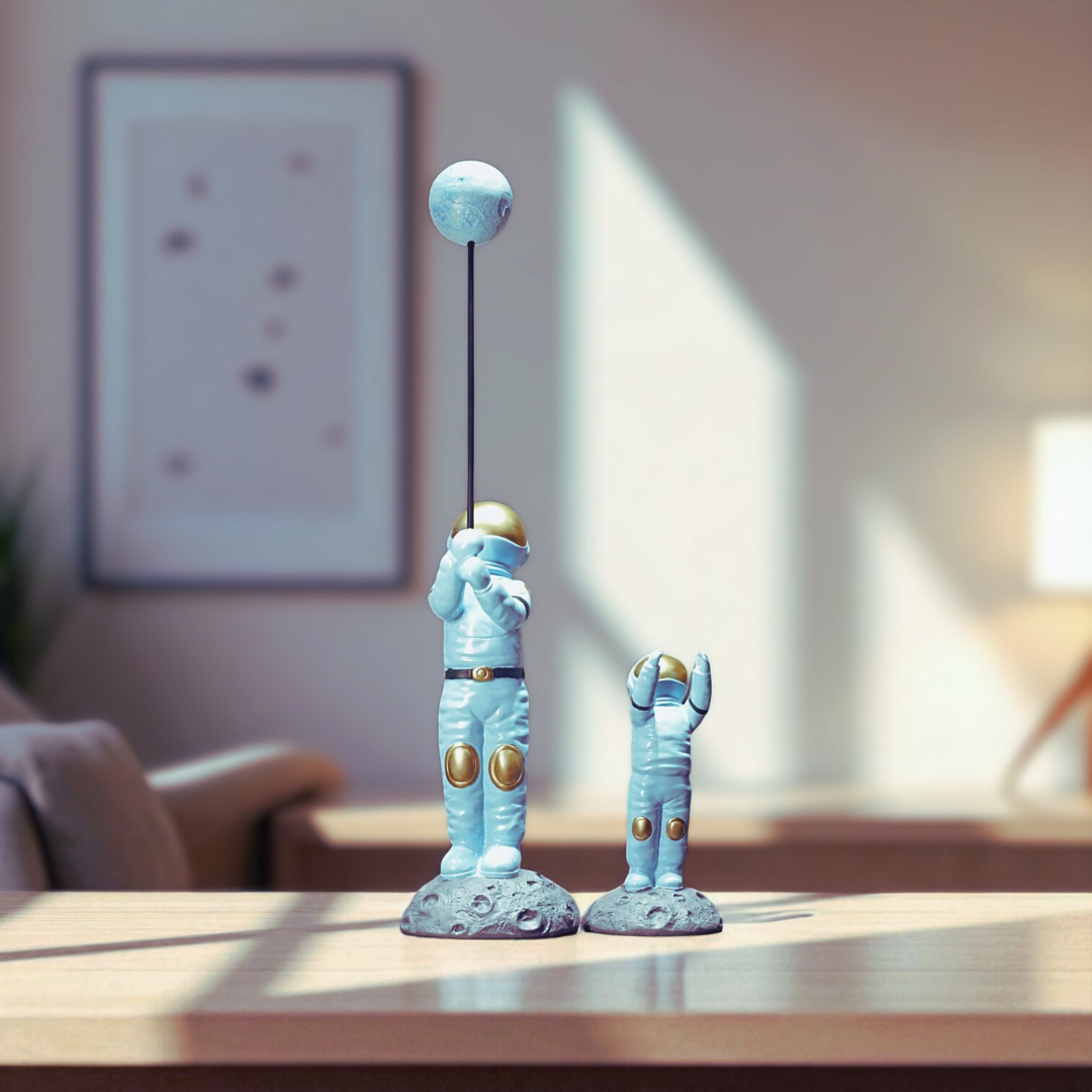 "The Astronaut's Legacy" Resin Sculpture