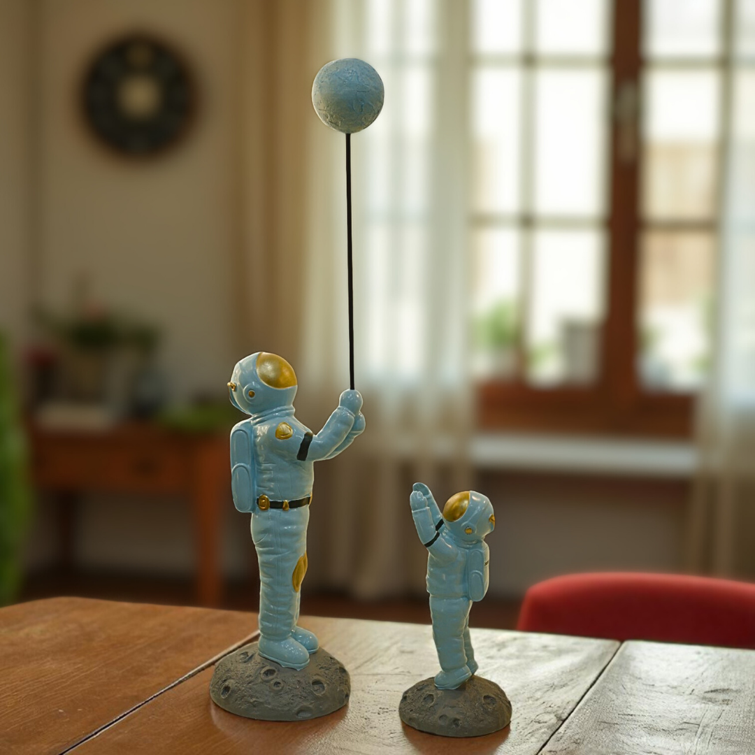 "The Astronaut's Legacy" Resin Sculpture