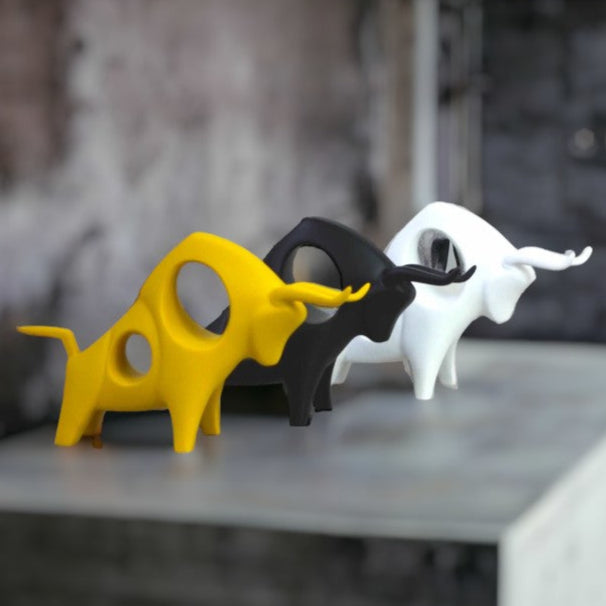 Charging Bull Resin Sculpture