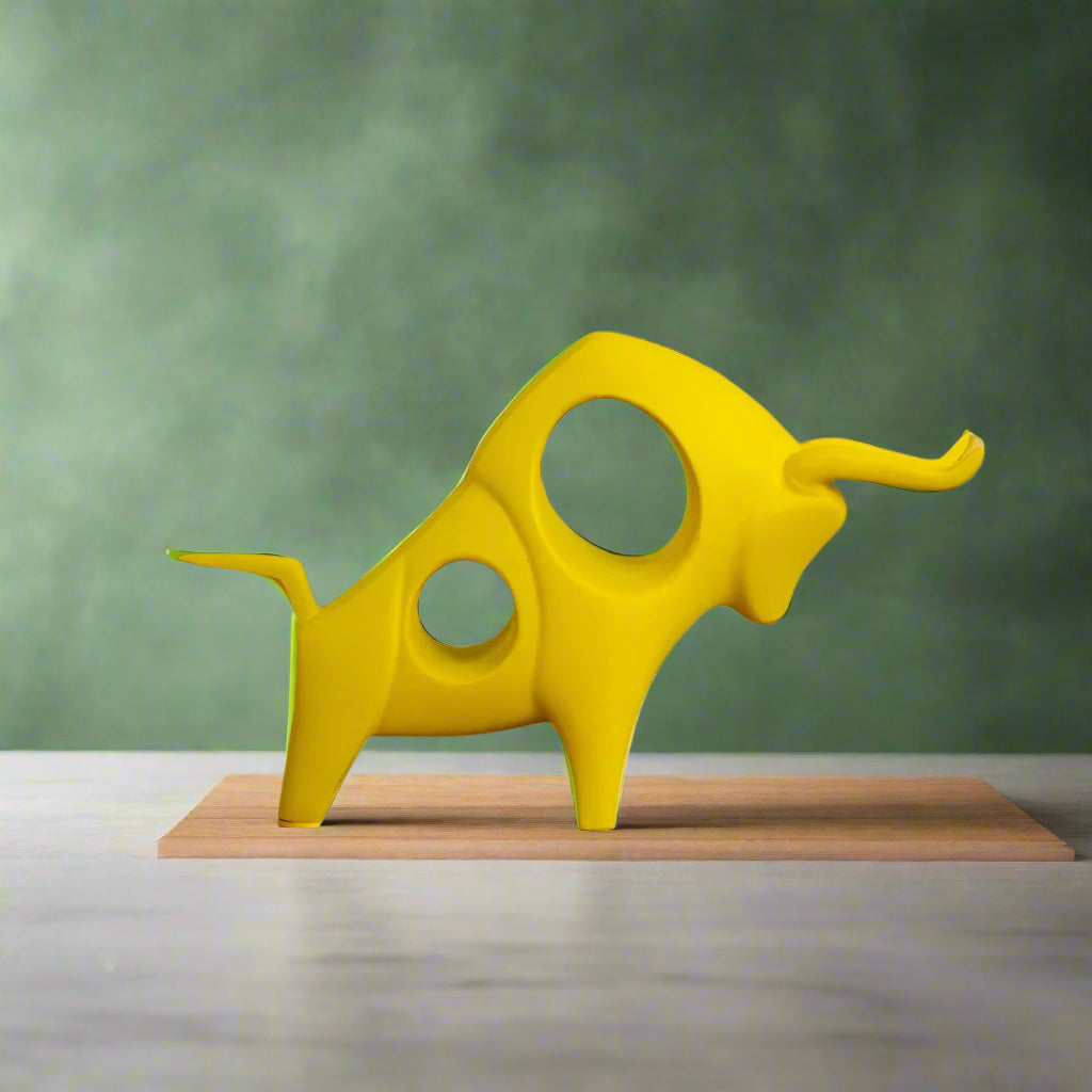 Charging Bull Resin Sculpture