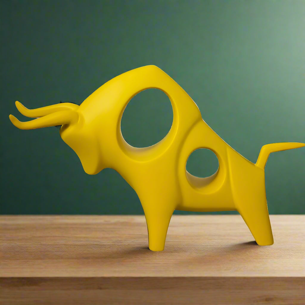 Charging Bull Resin Sculpture
