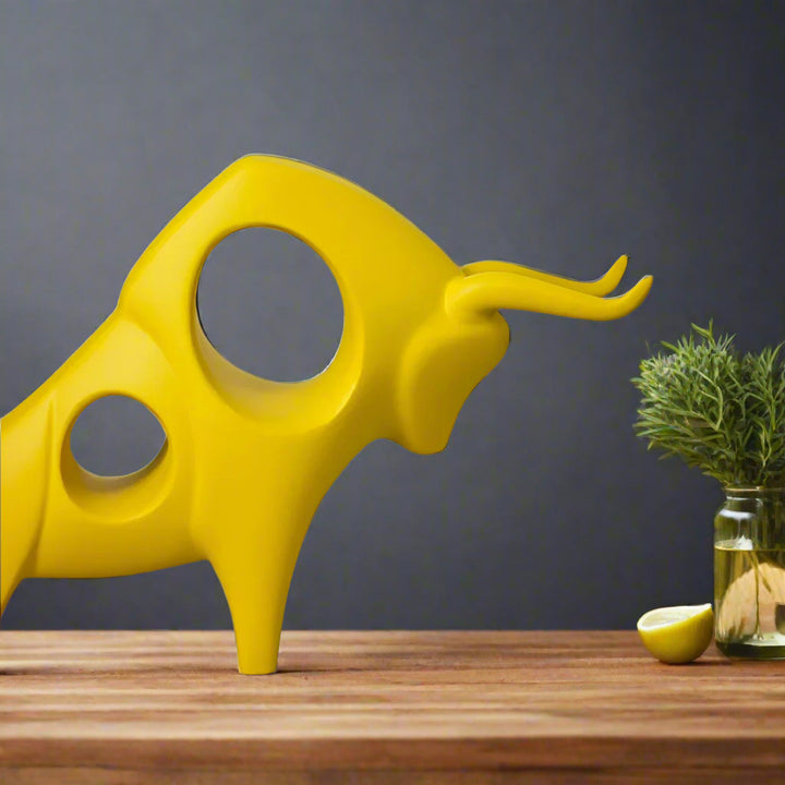 Charging Bull Resin Sculpture