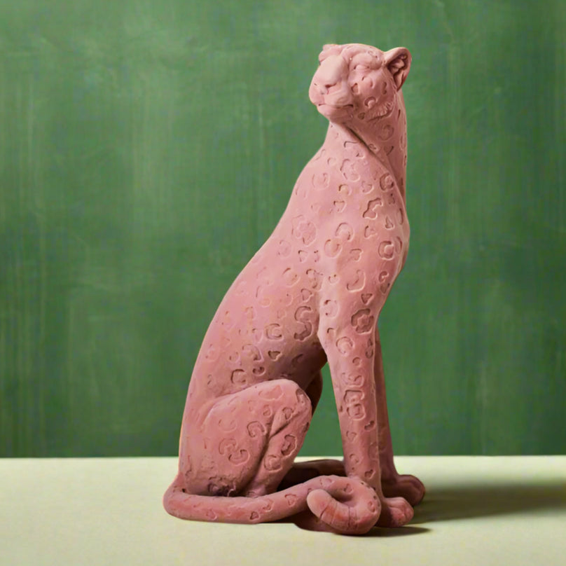 Seated Leopard - Velvet