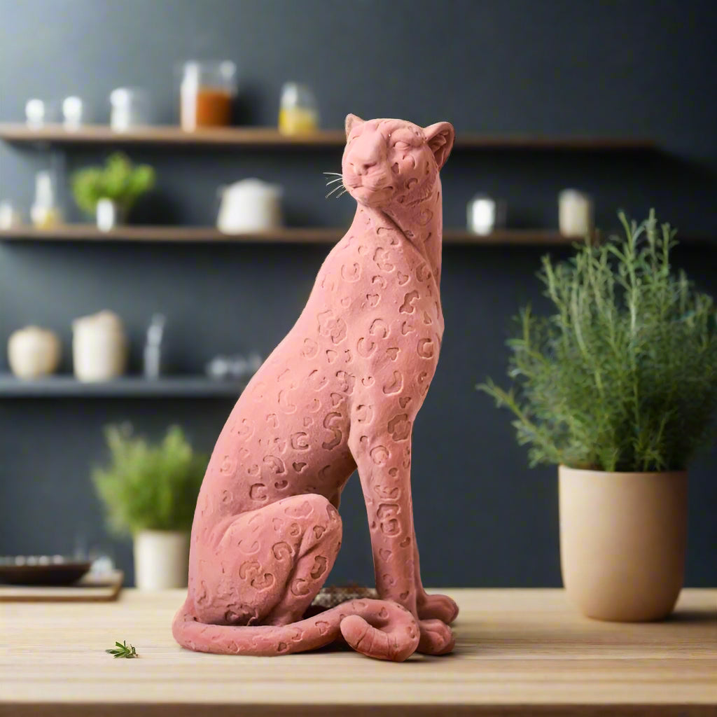 Seated Leopard - Velvet