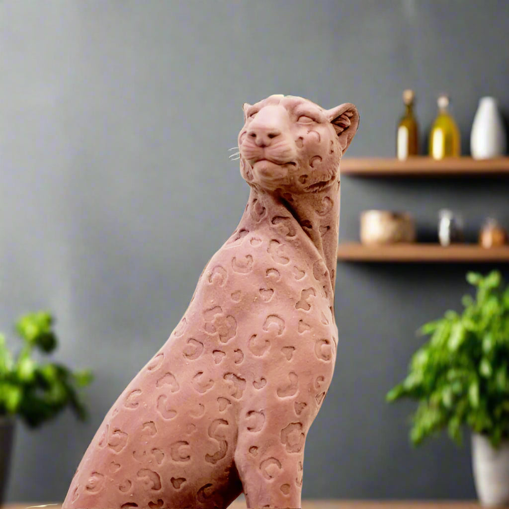 Seated Leopard - Velvet