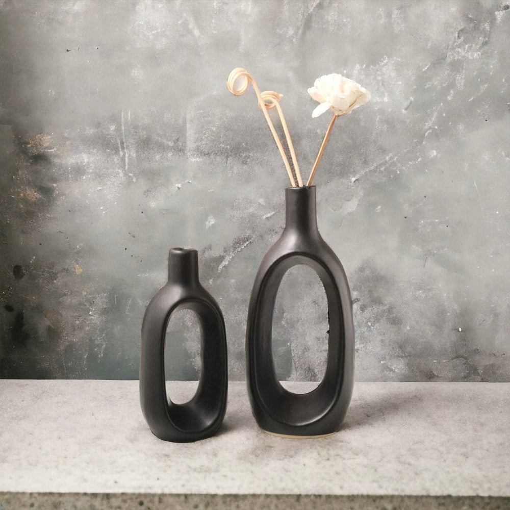 Midnight Muse - Set of 2 Vases