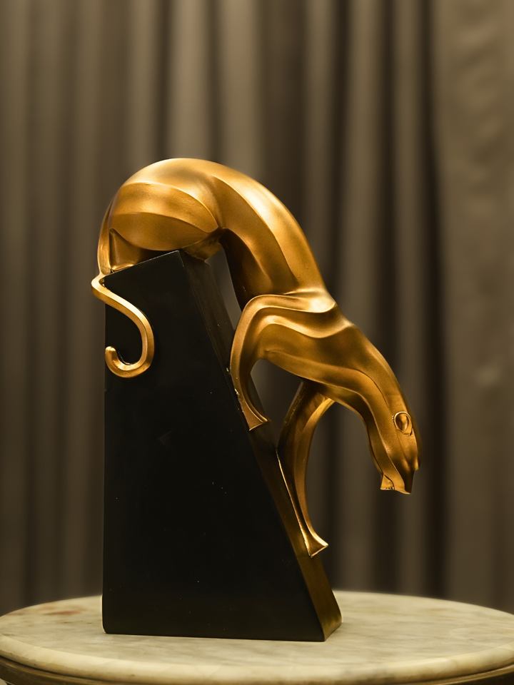 Prowling Panther Resin Sculpture Large