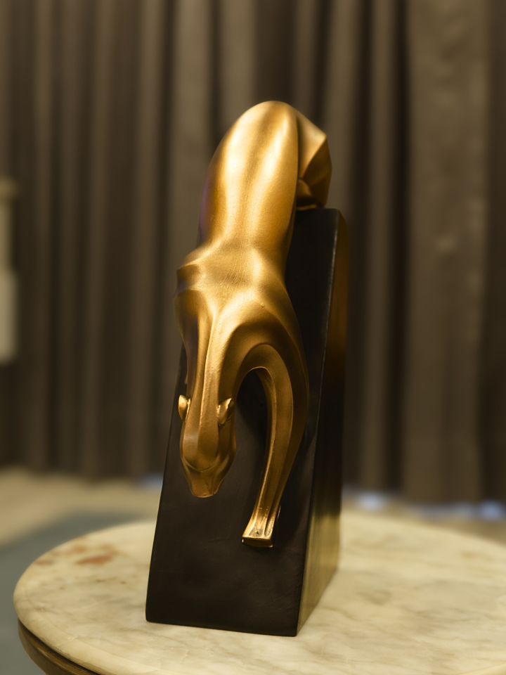 Prowling Panther Resin Sculpture Large