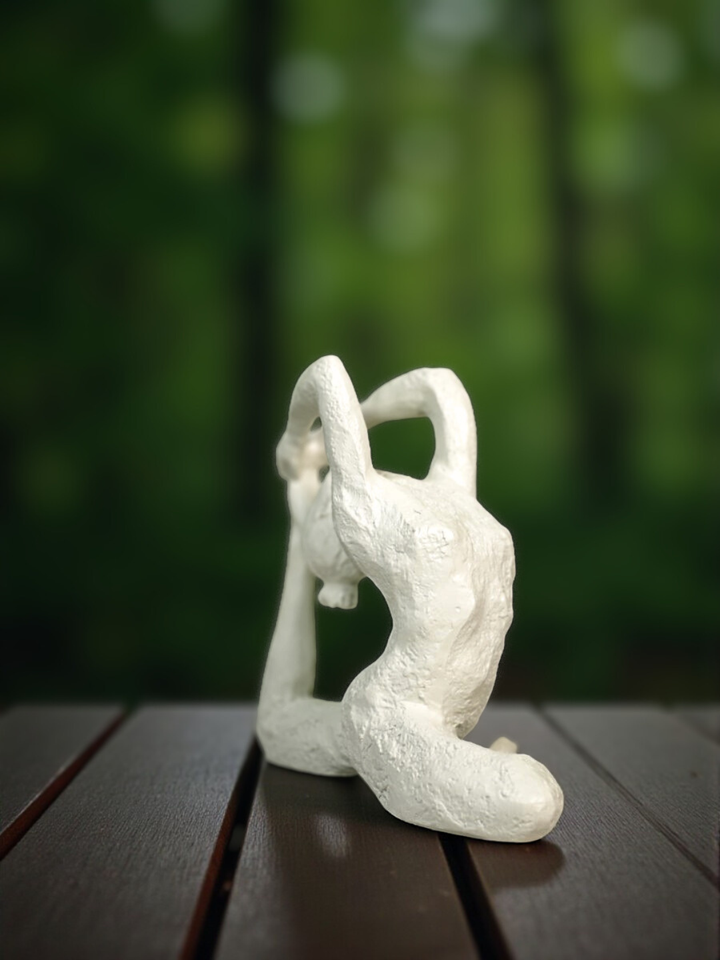 The Yogini Resin Sculpture - Pigeon Pose