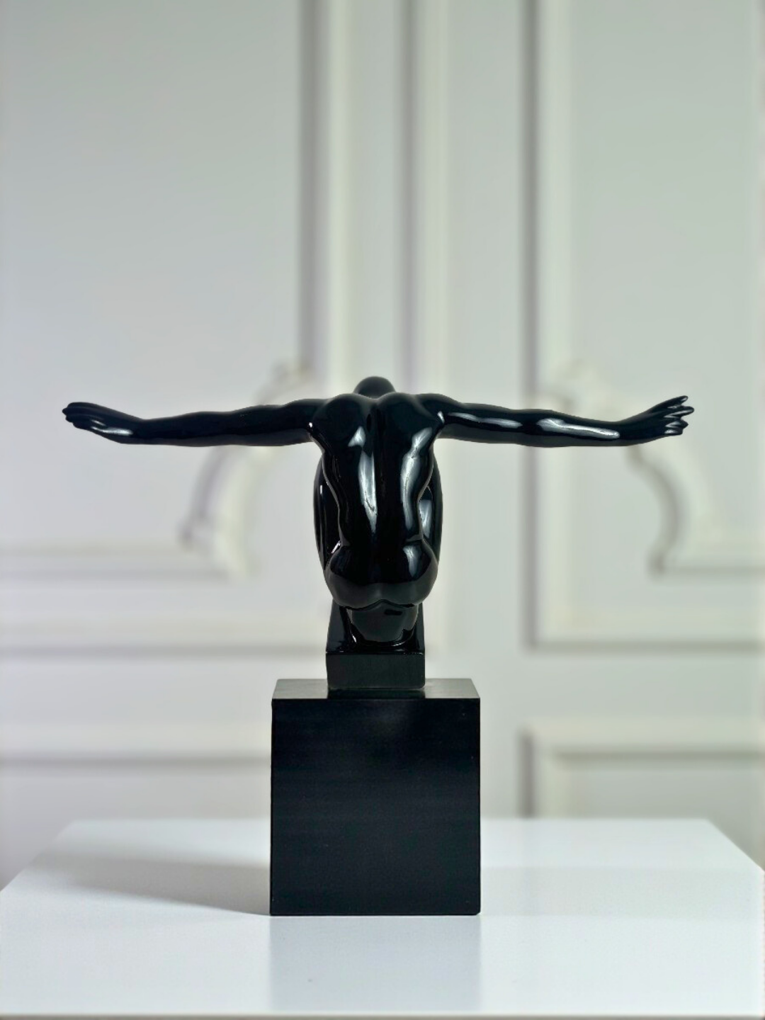 The Contender Resin Sculpture