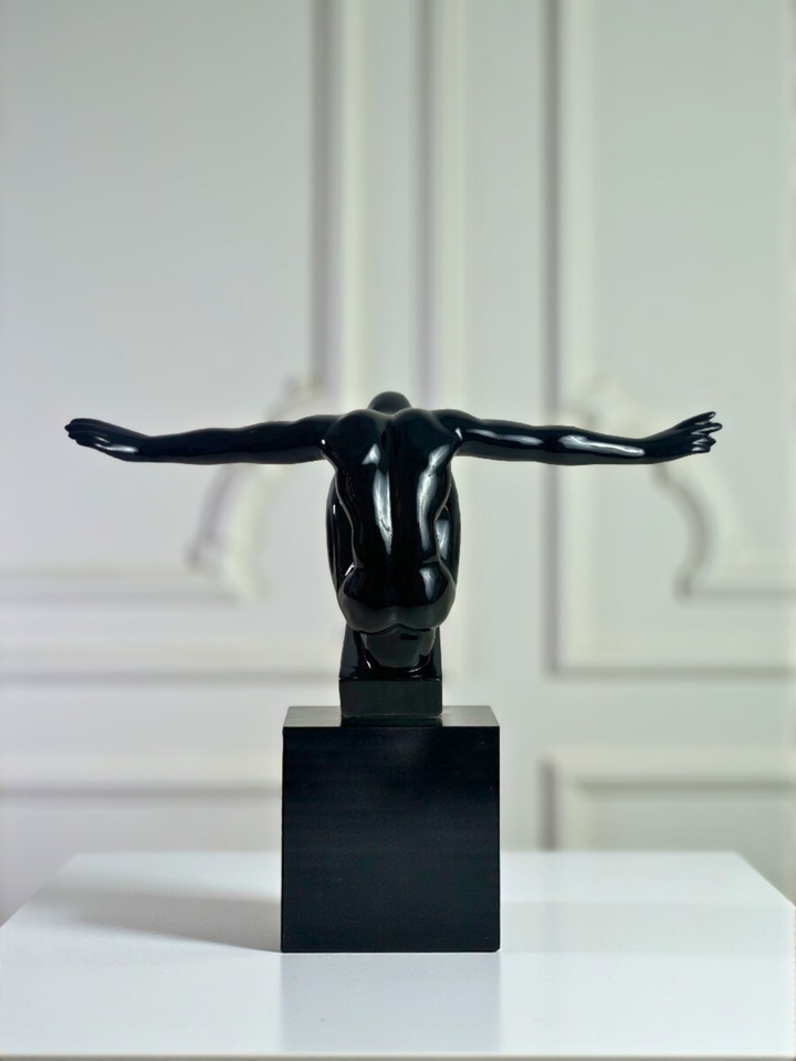 The Contender Resin Sculpture