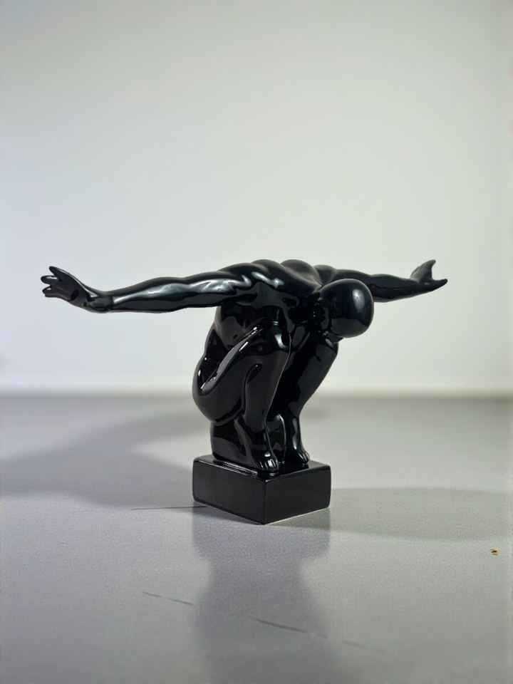 The Contender Resin Sculpture