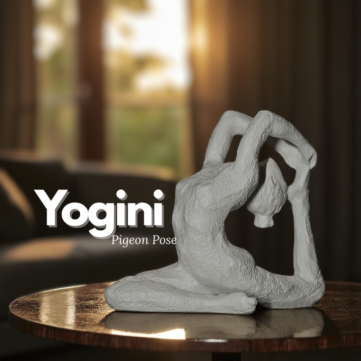The Yogini Resin Sculpture - Pigeon Pose