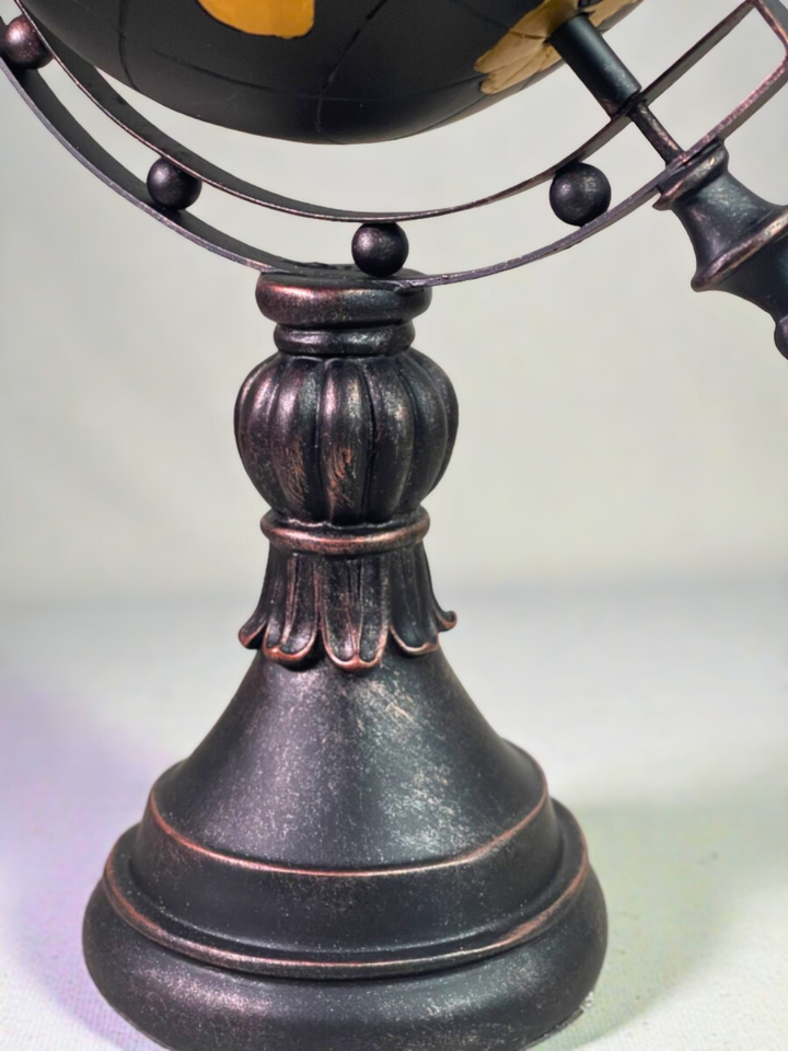 The Golden Hemisphere Resin & Metal Decor