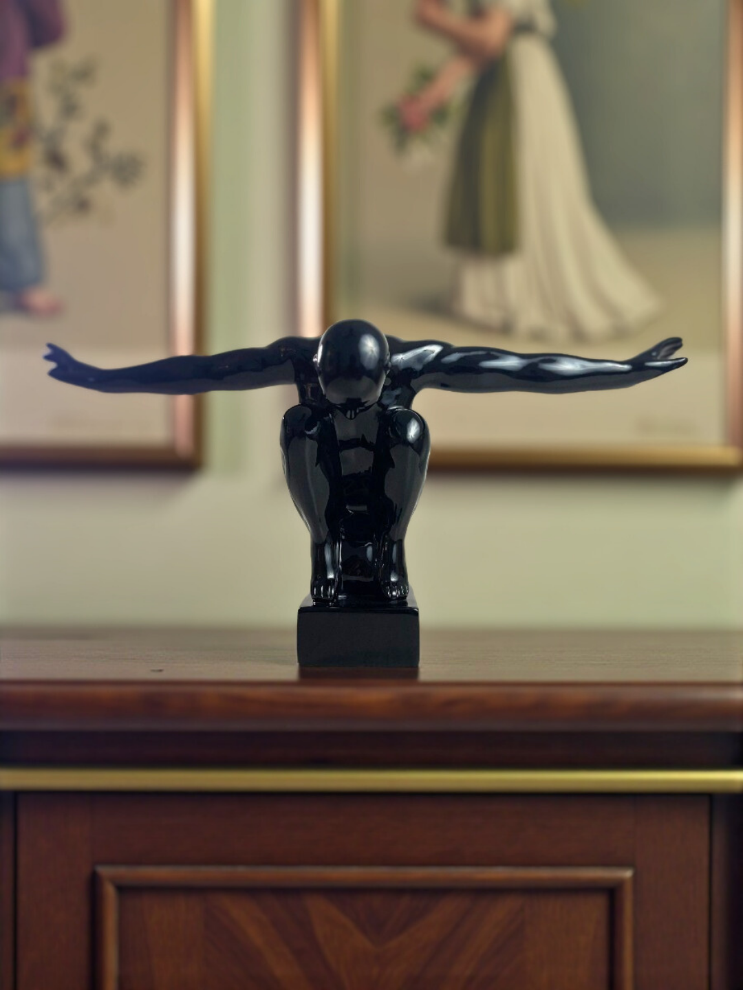 The Contender Resin Sculpture