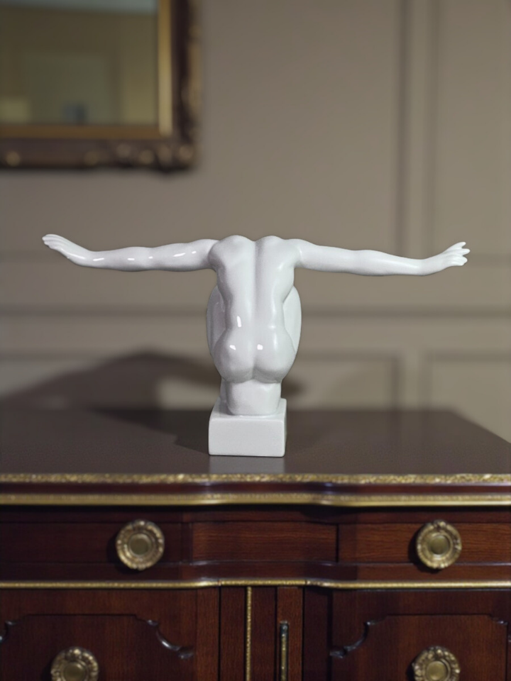 The Contender Resin Sculpture