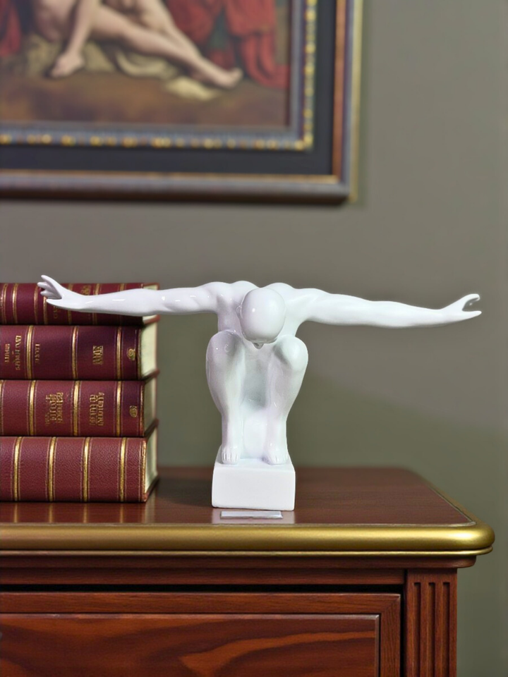 The Contender Resin Sculpture