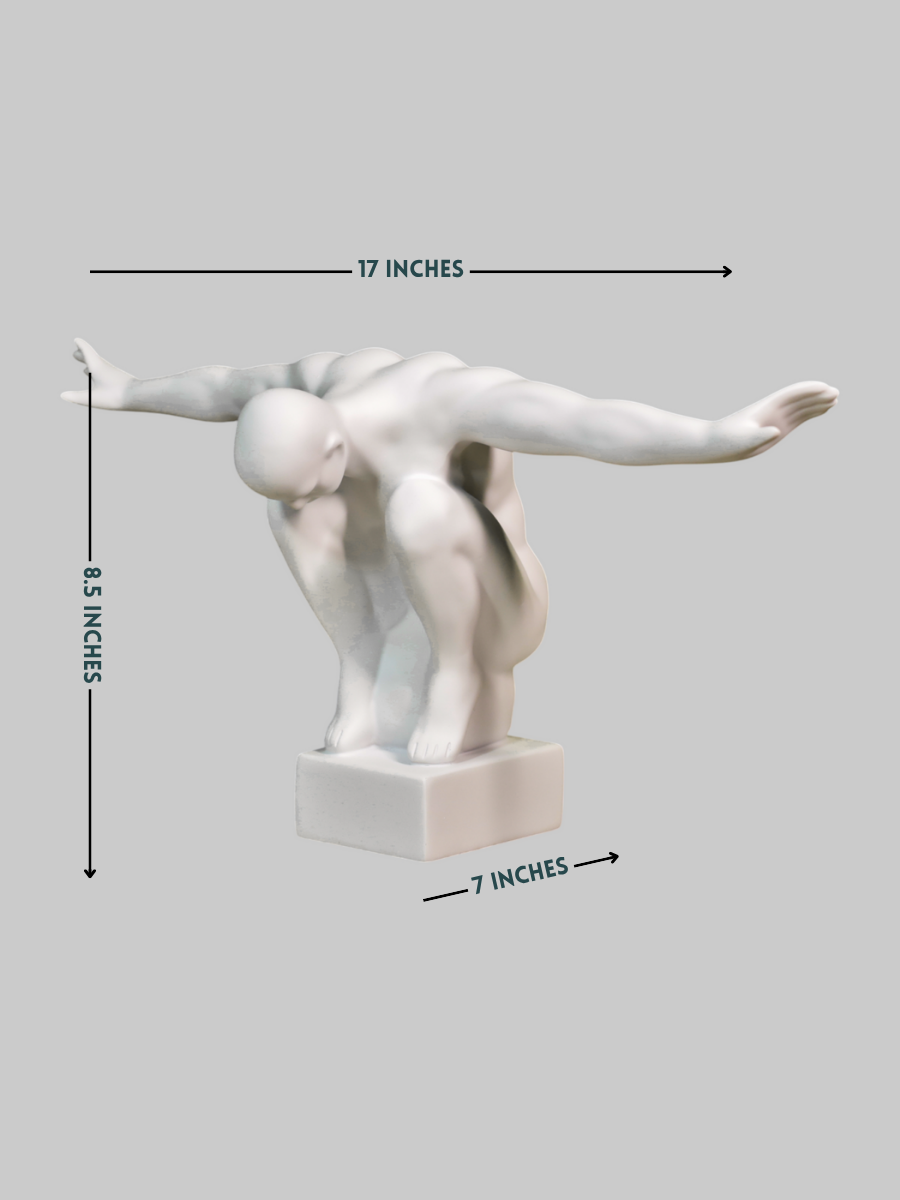 The Contender Resin Sculpture