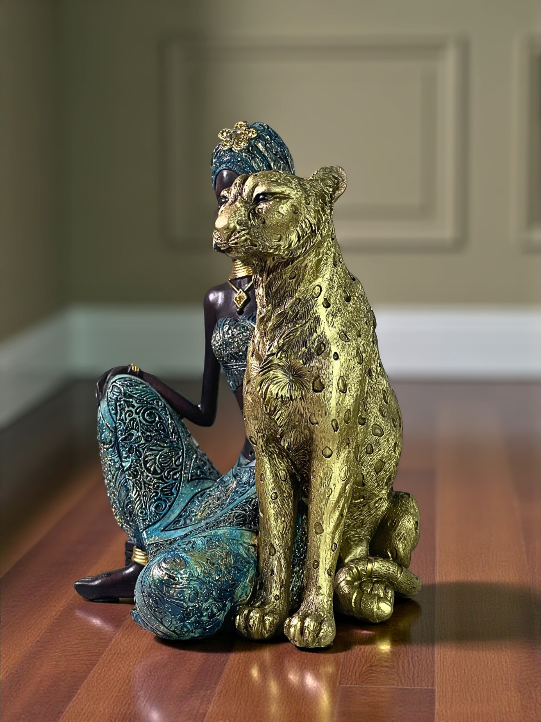 Queen of the Untamed Resin Sculpture