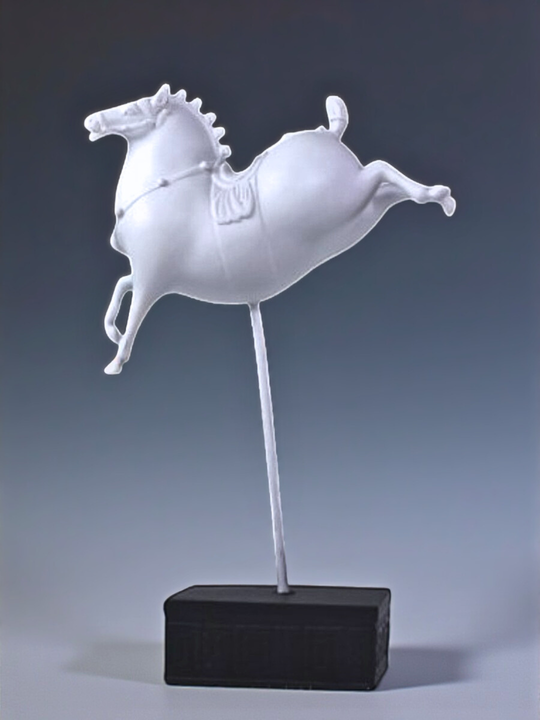 The White Prancing Ponies (Set of 3)