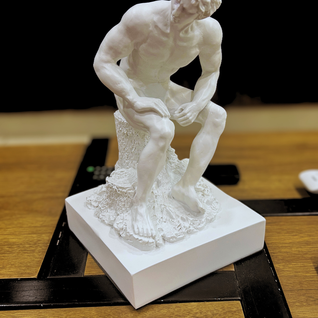 David the Thinker Resin Sculpture