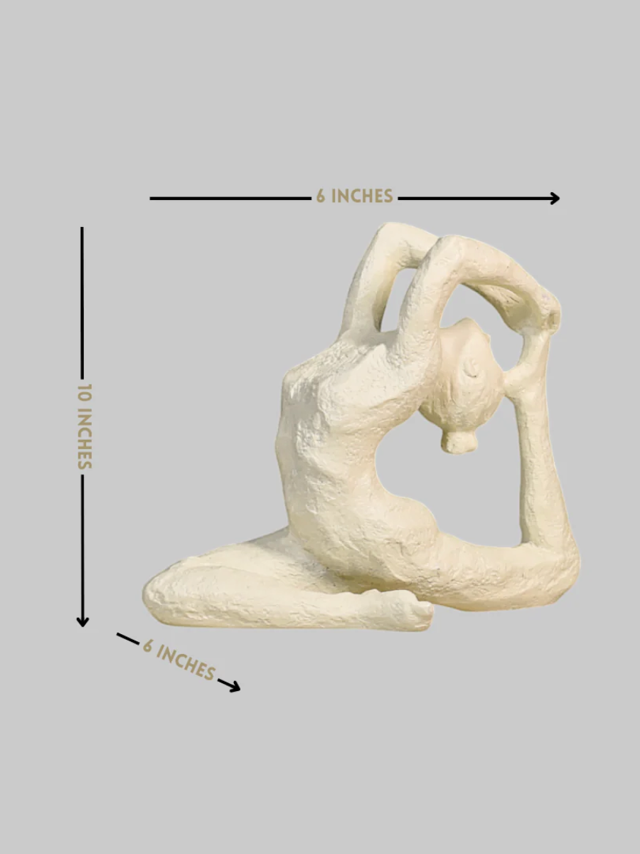 The Yogini Resin Sculpture - Pigeon Pose