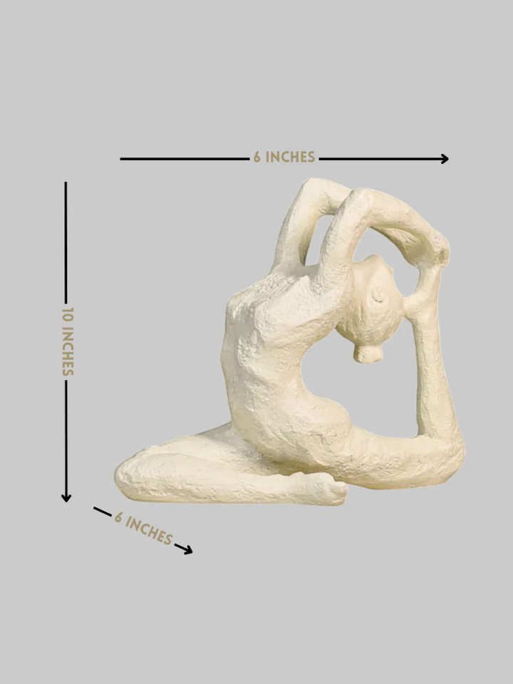 The Yogini Resin Sculpture - Pigeon Pose