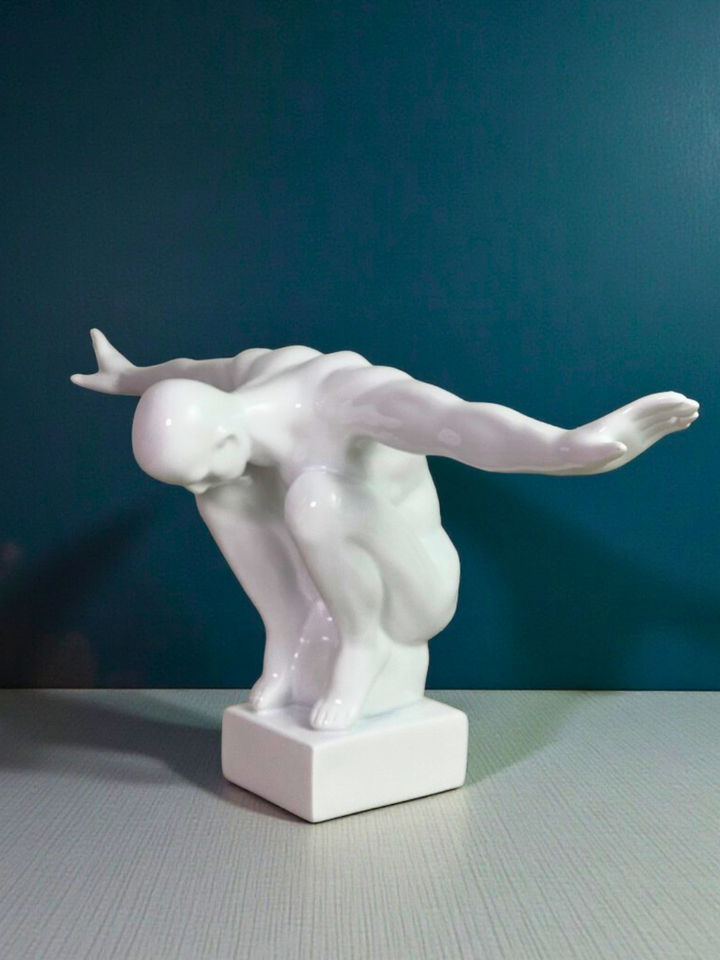 The Contender Resin Sculpture