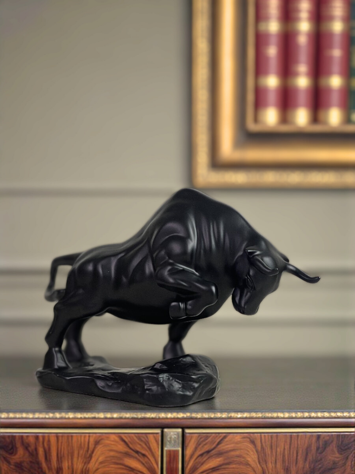 The Mighty Bull (Toro Bravo) Resin Sculpture