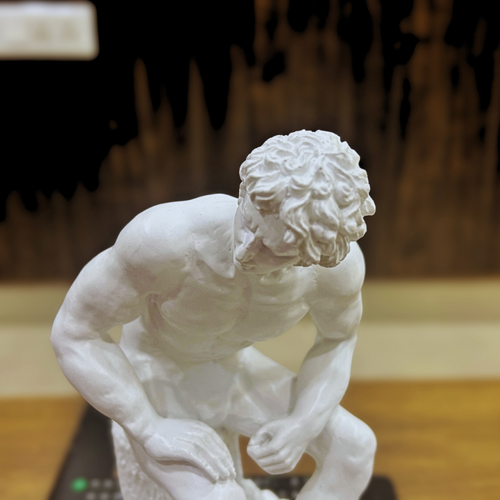 David the Thinker Resin Sculpture