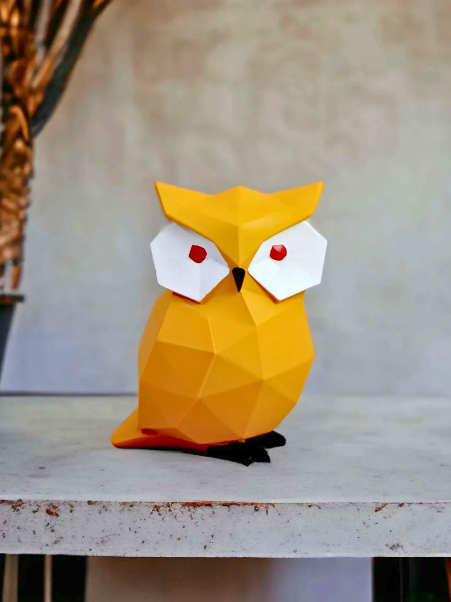 Hooter Family - Set of 3 Owl Figurines