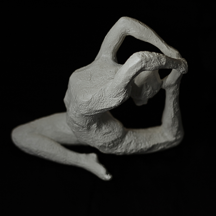 The Yogini Resin Sculpture - Pigeon Pose