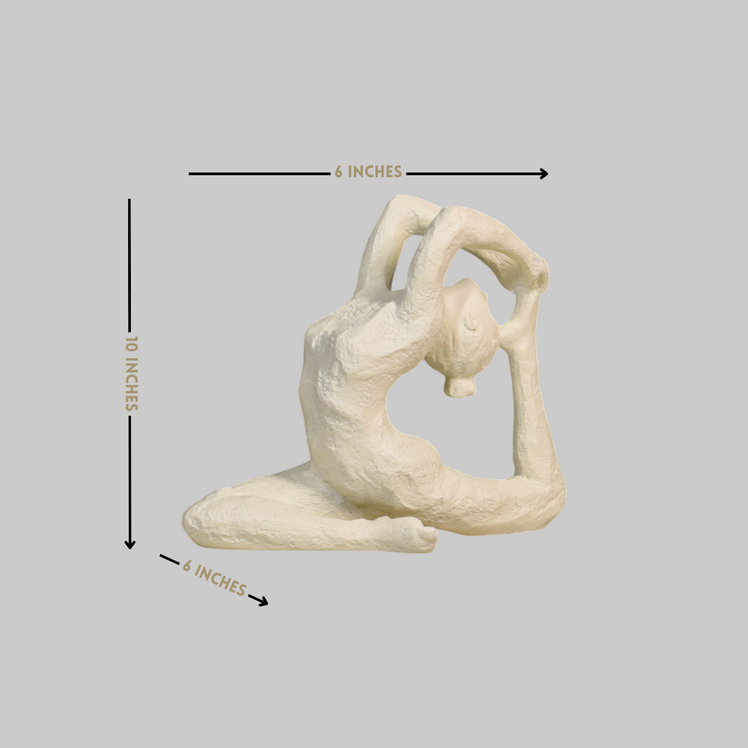 The Yogini Resin Sculpture - Pigeon Pose