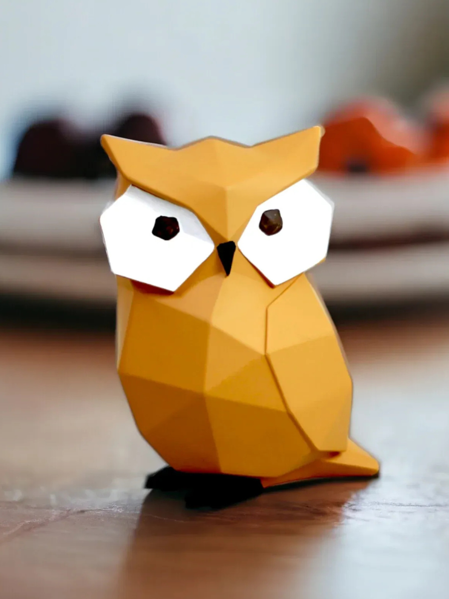 Hooter Family - Set of 3 Owl Figurines