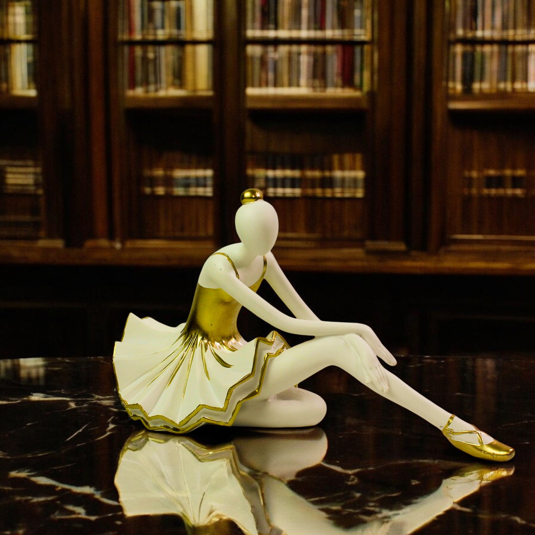 A Ballerina's Grace - Resin Decor Sculpture