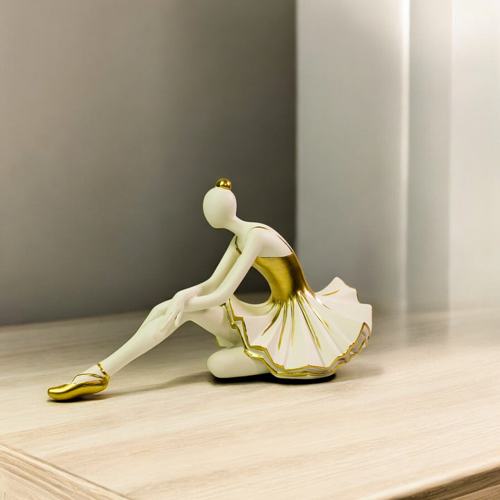 A Ballerina's Grace - Resin Decor Sculpture