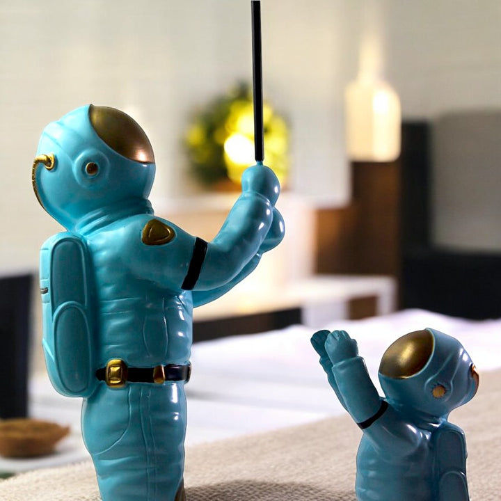 "The Astronaut's Legacy" Resin Sculpture