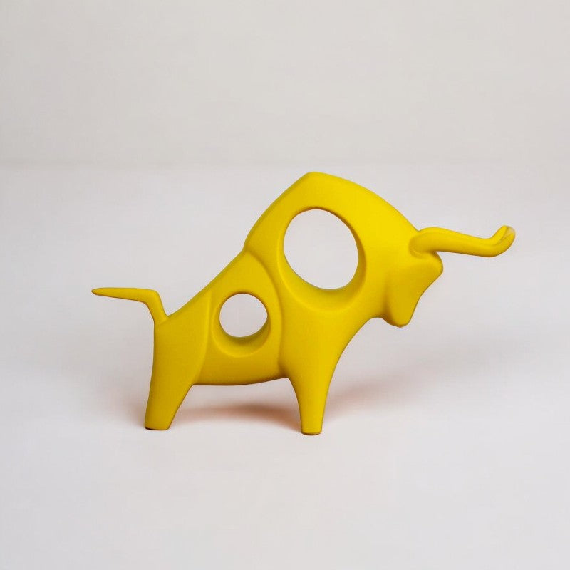 Charging Bull Resin Sculpture