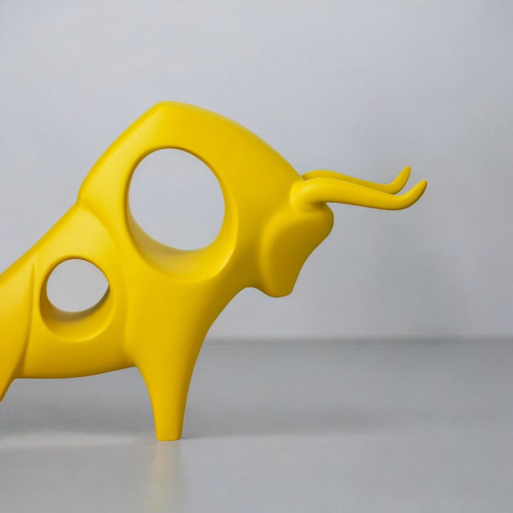 Charging Bull Resin Sculpture