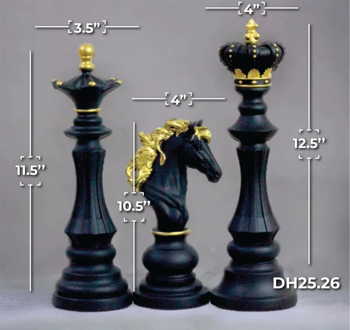 Emperor Chess Decor - Black